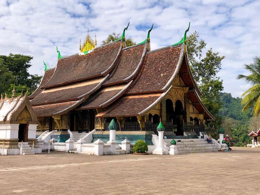 Wat Xieng Thong is a Buddhist temple on the northern tip of the peninsula of Luang Phrabang