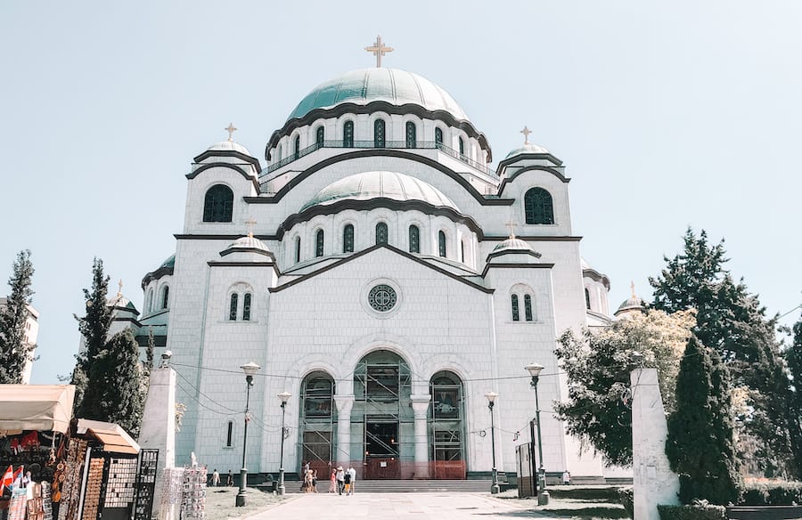 church of saint sava in Belgrade the capital in Serbia