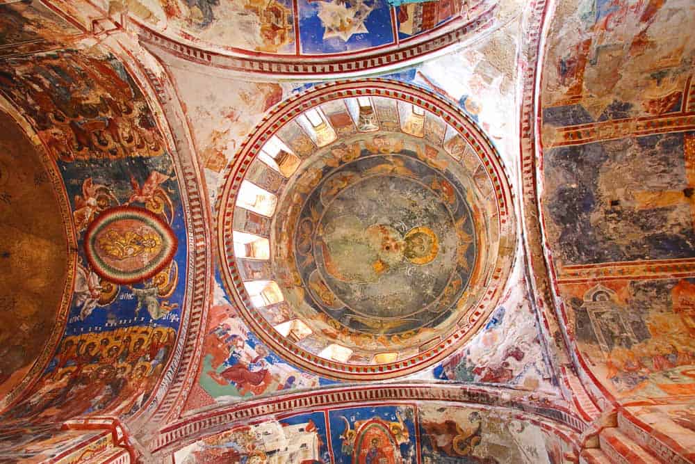Inside Gelati Monastery Georgia