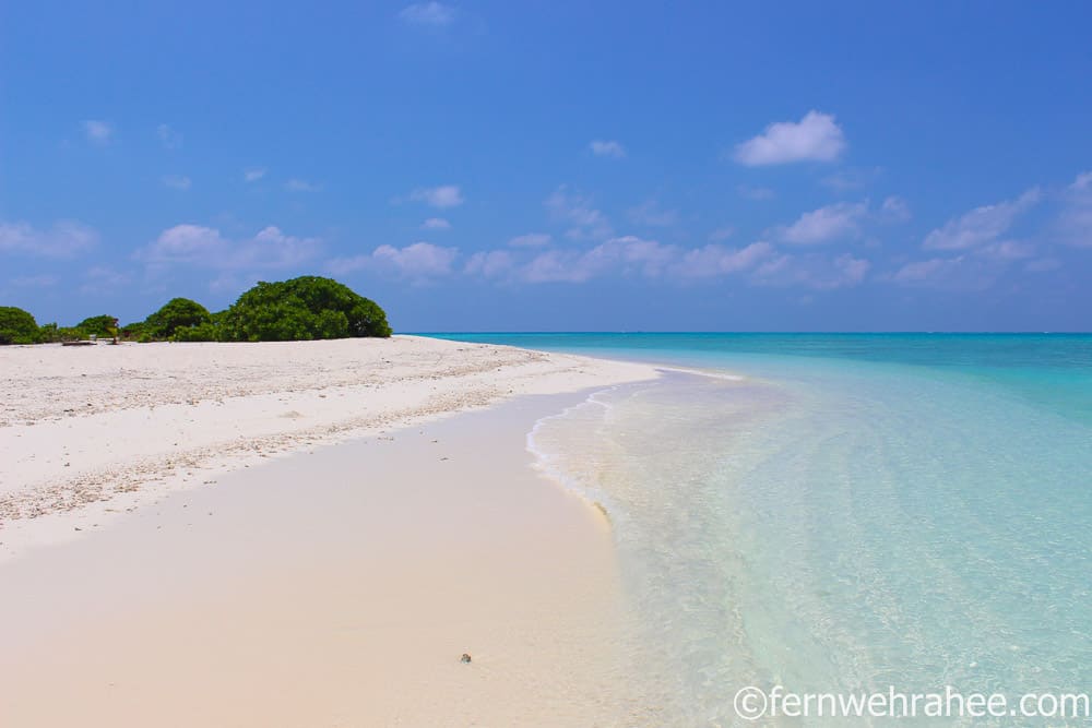 Maldives sandbank