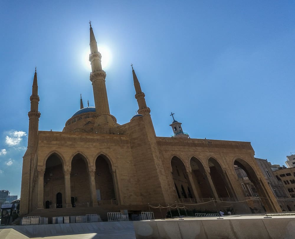 Beirut blue mosque