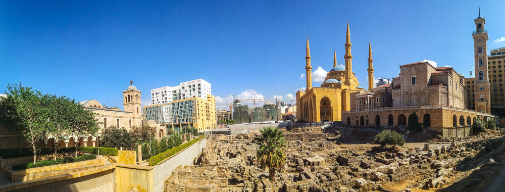 Beirut blue mosque