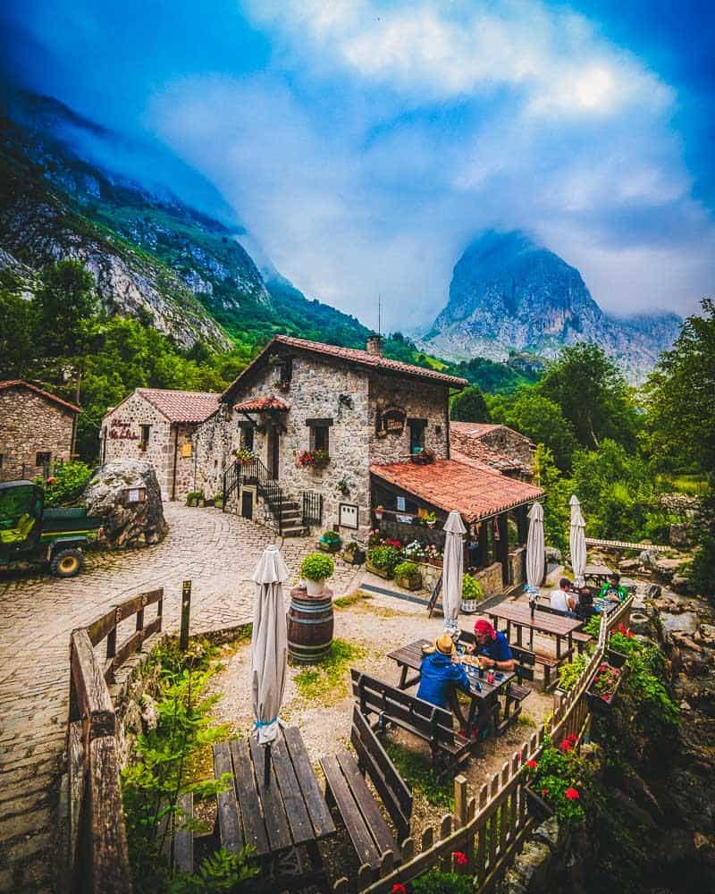 bulnes mountain village picos de europa
