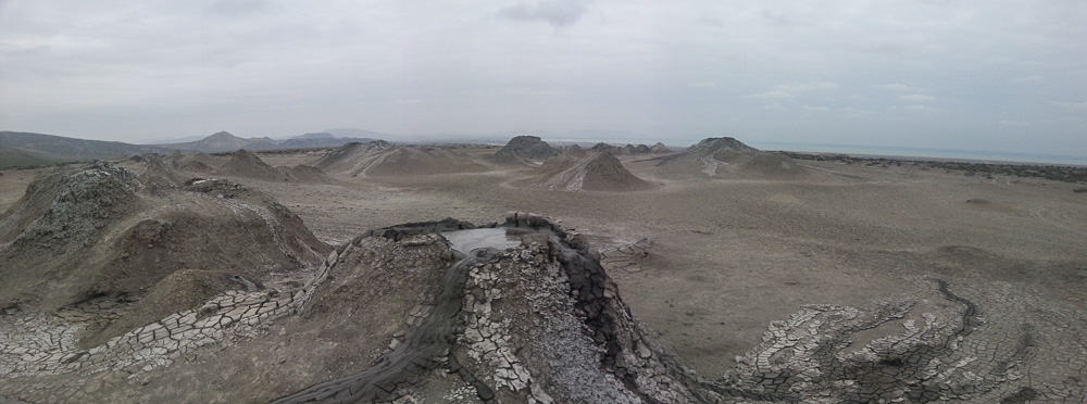 Mud Volcanoes at Gobustan National Park Baku