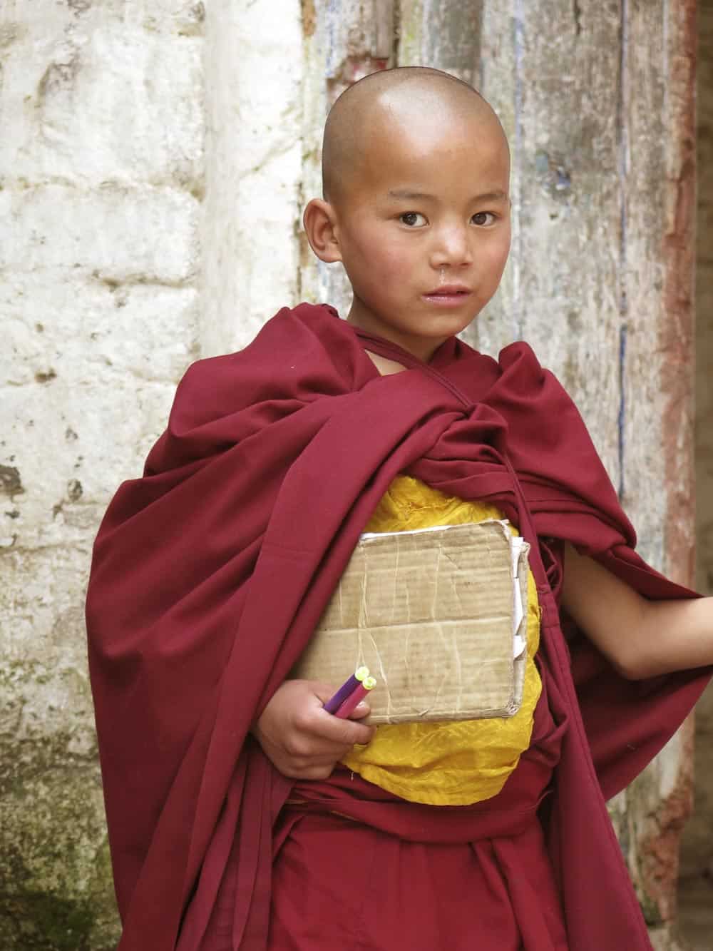 a young monk