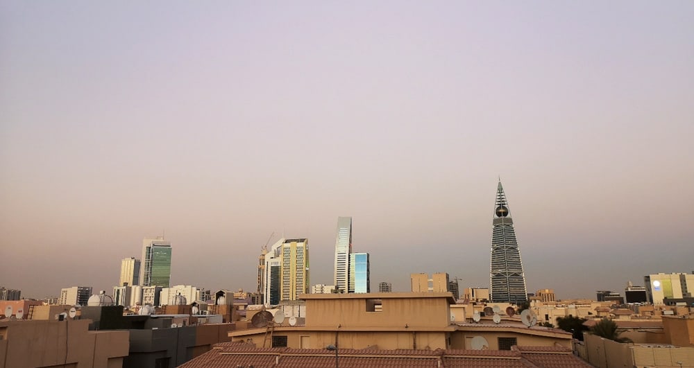 Skyline of Riyadh saudi arabia