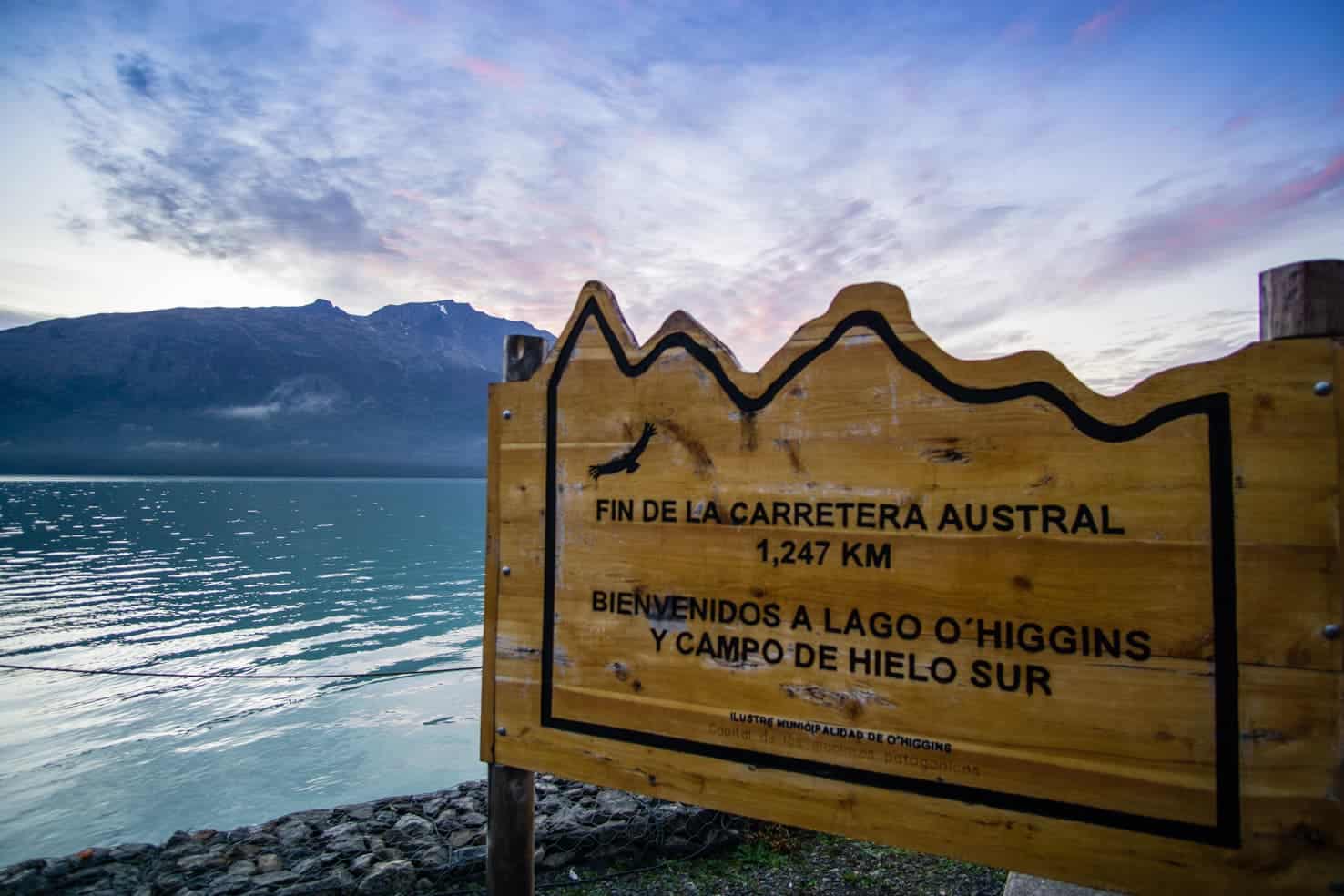 the end of Carretera Austral Chile