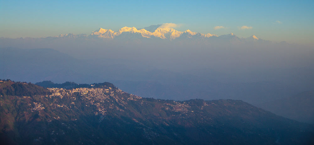 Himalaya view from Darjeeling
