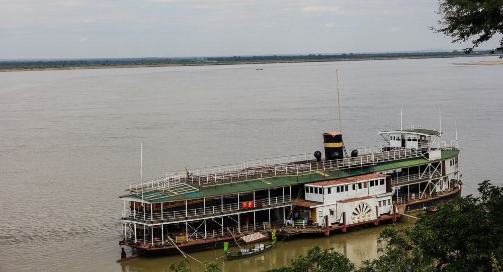 bagan boat river myanmar