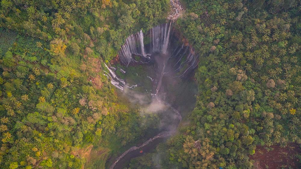 Tumpak Sewu Waterfall indonesia