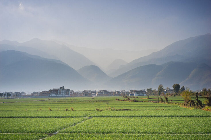 Dali countryside Yunnan china
