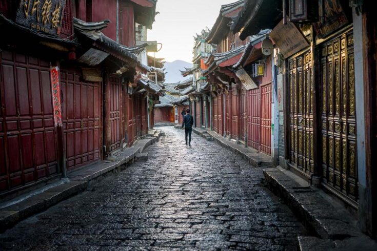 Old town Lijiang Yunnan China
